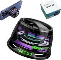 Magnetinis „Bluetooth“ garsiakalbis, daugiafunkcinis nešiojamasis garsiakalbis G200 su „Multi-RGB“ spalvų šviesos šou, 3D erdvinio garso efektu, telefono laikikliu, skirtu „iPhone“ ir „Android“ įrenginiams, bei TWS suporavimo funkcija