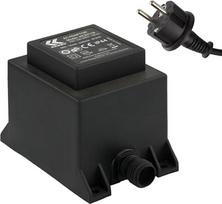 Maitinimo šaltinis, 39,6 W, IP44, LED transformatorius, transformatorius iš 230 V į 12 V, maitinimo kabelis su 2 kontaktų kištuku, 2 kontaktų maitinimo kištukas, 12 V adapteris, maitinimo adapteris, maitinimo šaltinis, maitinimo adapteris, žemos įtampos m