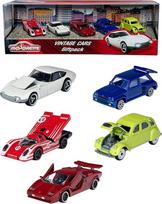 Majorette 212052013 – „Vintage“ dovanų rinkinys, miniatiūriniai automobiliai, 5 žaisliniai automobiliai, 7,5 cm, įvairių spalvų