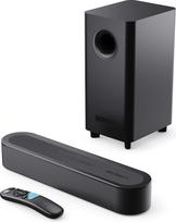 MAJORITY Bowfell Axis garso juosta televizoriams, 140 W Dolby Audio garso juosta su žemų dažnių garsiakalbiu, TV garsiakalbis televizoriams su HDMI eARC, 2.1 garso sistema, "Bluetooth" 5.3 kompiuterio garso juosta