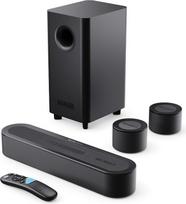 MAJORITY „Bowfell Halo“ „Dolby Atmos“ garso juosta, skirta televizoriams, 300 W, 5.1, HDMI ARC