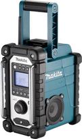 Makita DMR112 Akumuliatorinis statybvietės radijo imtuvas 7,2 V - 18 V su DAB+ ir "Bluetooth" (be akumuliatoriaus, be įkroviklio), turkio spalvos