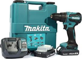 MAKITA DDF490WVE suktuvas-gręžtuvas, 18 V, 65 Nm, su gręžtuvu, 2 vnt. 2 Ah akumuliatorių, įkrovikliu ir dėklu