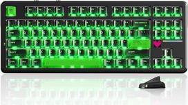 MAMBASNAKE x ATTACK SHARK X87 „Ultra Wireless“ mechaninė žaidimų klaviatūra