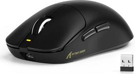 MAMBASNAKE x Attack Shark X8SE 55 g ultralengva belaidė žaidimų pelė | 25K DPI, „PixArt PAW3311“ jutiklis,trijų režimų „BT“/2,4G/USB-C, 80 mln. paspaudimų, 40G pagreitis, 500 mAh, tvarkyklė internete, skirta „Win“/„Mac“ – juoda