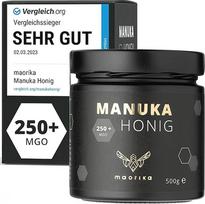 maorika - Manuka medus 250 MGO + 500 g stikle (nepermatomas, be plastiko) - laboratorijoje išbandytas, sertifikuotas