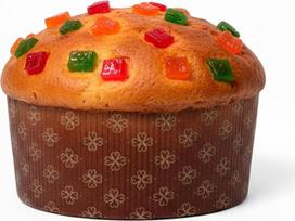 MAQA 10 žemų ir aukštų 750 g ir 1 kg popierinių Panettone formų pakuotė Pirrottini Panettone kepimo forma Basso/550 GR