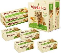 MARLENKA Mišinys be glitimo | 2 x medaus pyragėliai su graikiniais riešutais be glitimo (2 x 800 g), 2 x medaus rutuliukai be glitimo (2 x 235 g), 4 x medaus pyragėliai su graikiniais riešutais be glitimo (4 x 100 g)