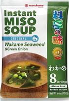 MARUKOME – Greitai paruošiama miso sriuba su wakame ir žaliaisiais svogūnais – 1 x 152 g