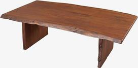 MASSIVMOEBEL24.DE Pure Acacia #006 Modernus kavos staliukas 150 x 70 x 45 cm Rudas lakuotas