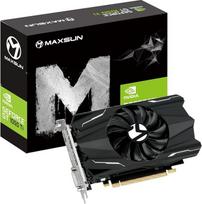 MAXSUN „GeForce GTX 1050 Ti“ 4GB GDDR5 128 bitų vaizdo žaidimų grafikos plokštė (GPU), skirta „Mini ITX“ žaidimų kompiuteriui, su „DisplayPort“, „HDMI“, „DVI-D“ jungtimis ir vieno ventiliatoriaus aušinimo sistema
