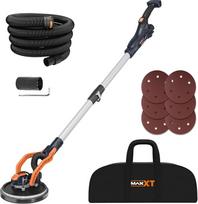 MAXXT bešepetėlių gipso kartono šlifuoklis, 550 W, 600–1200 aps/min, LED, 215 mm