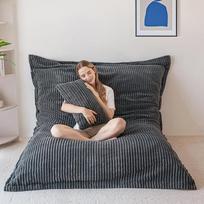 MAXYOYOYO XXL Bean Bag pagamintas iš velvetinio audinio, nuimamas, milžiniškas Bean Bag su pūkuotu putų užpildu, didelė grindų pagalvė suaugusiems ir poroms
