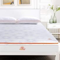 Maxzzz 150 x 190 x 7,5 cm viskoelastinis gelio antčiužinis su užvalkalu Hipoalerginis infuzinio gelio antčiužinis vėsinantis čiužinys Didelio tankio nuimamas ventiliuojamas Atsparus erkėms ir kvėpuojantis