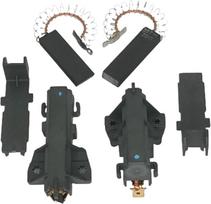 MDS Ersatzteile 2 poros anglinių šepetėlių, suderinamų su "Bosch Siemens Constructa" 639025 00639025, skirti "VarioPerfect Maxx" 4 serijos iQ100 iQ300 variklio angliniams šepetėliams Angliniai šepetėliai 2 x 6,8 mm AMP 2 x 4,8 mm AMP