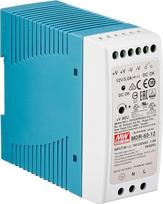 MDR-60-12 LED maitinimo transformatorius, montuojamas ant DIN bėgelio (DIN-Rail) MDR-60-12 SNT DIN bėgelio 12 V/DC/0–5 A/60 W LED transformatorius, skirtas LED apšvietimui