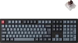 Mechaninė klaviatūra „Keychron K10 Pro“, 100 % AZERTY, „Bluetooth 5.1“ ir USB-C laidas, suderinama su QMK/Via, RGB apšvietimas, 4000 mAh baterija, belaidė žaidimų klaviatūra, skirta „Mac“ ir „Windows“