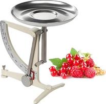 Mechaninės svarstyklės, 1 kg talpa, nereikia baterijų, nerūdijančio plieno švytuoklė su aliuminio dubenėliu, skirtos tiksliam maisto produktų ir virtuvės reikmenų svėrimui kepimui, virimui, moksliniams tyrimams ir laboratorijoms