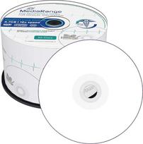 MediaRange: Medicininiai DVD-R diskai, 4,7GB, 120 min., 50 vnt. pakuotė, 16x