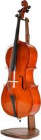 Medinis violončelės stovas, medinis violončelės stovas su lanko laikikliu, rankų darbo riešutmedžio stovas 1/2, 1/4, 3/4, 1/8, 7/8 ir 4/4 pilno dydžio violončelei