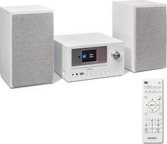 MEDION P85003 „Micro Audio System“ kompaktiška garso sistema (internetinis radijas, DAB+, PLL FM radijas, „Bluetooth“, USB jungtis, AUX, 2 x 150 W) balta