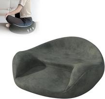 Meditacijos pagalvėlė su ergonomišku dizainu, jogos pagalvėlė, moderni, neslystanti, iš atminties putų, skalbiamas jogos pagalvėlės užvalkalas, idealiai tinka jogai, meditacijai, zen praktikai ir sėdėjimo pozoms (tamsiai žalia)
