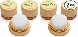 Mentolio akmuo, mentolio dėžutė, migrena, gaivinantis ir vėsinantis mentolio makaronas, skirtas kaktos ir kaklo masažui, mentolio SPA masažas, grynas kristalinis mentolis (2 x 6 g) (2 vnt. pakuotė)