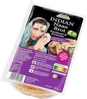 Mestemacher Naan duona indiška česnakų ir kalendros, veganiška, plokščia duona "Tandoori Art", idealiai tinka kariui, čatniui, griliui, salotoms, tinka kepti orkaitėje, skrudintuve ir grilyje, 4 vnt., 240 g