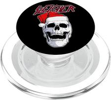 Metalinė rogutė su Kalėdų Senelio kaukole „PopSockets PopGrip“ skirta „MagSafe“