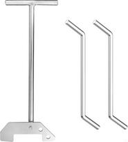 Metalinis kriauklių užsikimšimo raktų rinkinys, 26 cm