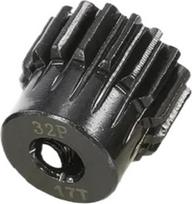 Metalinis krumpliaratis „32P Motor Gear M0.8 32DP“ su 5 mm / 3,175 mm velenu, skirtas 1/8, 1/10, 1/12 ir 1/14 masto RC automobiliams (13T, 3,175 mm)