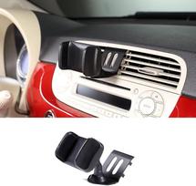 METYOUCAR automobilio oro ventiliacijos laikiklis, skirtas "Fiat 500 2010-2015" telefono laikikliui GPS stovo priedai