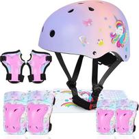 MHJY Dviračio šalmas Vaikų šalmas Vaikų šalmas Mergaitės Skate šalmas 3-8 metai Kelio pagalvėlės Apsaugos rinkinys Apsauga Inline Skates Vaikų alkūnių pagalvėlės Riešų apsaugos berniukams Riedlentės Riedlentės Riedlentė Dviratis