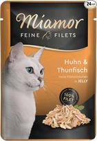 Miamor Feine Filets 100g Filets Huhn & Thun