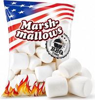MIJOMA BBQ amerikietiško stiliaus kepami marshmallows, 300 g | Purus cukraus putplasčio desertas, be glitimo ir be riebalų, skirtas kepimui ant grotelių, prie laužo ir kaip saldus užkandis su sausainiais bei šokoladu