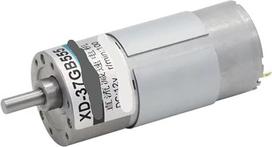 Mikro reduktoriaus variklis DC 15 W, 12 V/24 V, reguliuojamas greitis, pagal laikrodžio rodyklę/prieš laikrodžio rodyklę, 37GB-555, didelis sukimo momentas, mažas mini variklis (24 V, 200 aps/min, MOT-A BRACK)