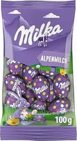 Milka velykiniai kiaušiniai Alpių pienas 1 x 100 g I Velykų šokolado pakuotė I Velykų lizdui ir slėptuvei I Velykų saldumynai Iš 100 % Alpių pieno šokolado