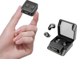 Mini ausinės, įdedamos į ausį, belaidės „Bluetooth“, belaidės miego ausinės, mažos ausinės miegui, skirtos tiems, kurie miega ant šono, nematomos miego ausinės mažoms ausims, belaidės ausinės, ausinės
