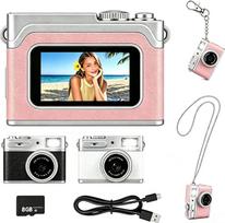 Mini kamera – 1080P retro stiliaus kamera su blykste ir įrašymo funkcija