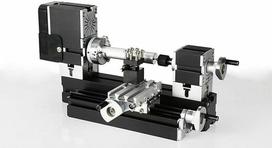 Mini metalų tekinimo staklės, skirtos minkštų metalų ir medžio apdirbimui, 60 W galingas įrankis, skirtas savarankiškiems modelių kūrėjams – tikslumas ir įvairios funkcijos