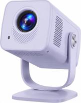 Mini projektorius 4K 1080P, palaikantis [„Android 14“ ir pasukamas 270°] – išmanusis projektorius, mažas, su „Wi-Fi 6“ ir „Bluetooth 5.4“, nešiojamas projektorius namų kinui ir naudojimui lauke, su trapecijos iškraipymų korekcija automobilyje, „Twilight P