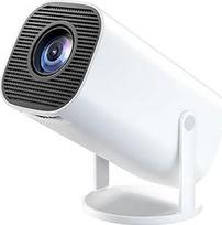Mini projektorius 4K Full HD 1080P, nešiojamasis projektorius su "WiFi 6" ir "Bluetooth 5.4", mažas projektorius su automobiline klaviatūra, pasukamas 180° kampu, suderinamas su "iOS" / "Android" / HDMI / TV Stick / nešiojamuoju kompiuteriu / asmeniniu ko