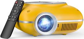 Mini projektorius, 600 liumenų nešiojamas „Bluetooth“ projektorius su 720P raiška
