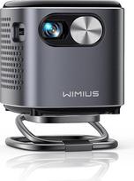 Mini projektorius, DLP ultra trumpo atstumo projektorius su „Android TV“, įmontuotu akumuliatoriumi, „Wi-Fi“ ir „Bluetooth“ funkcijomis, nešiojamas projektorius