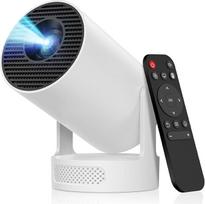 Mini projektorius, palaikantis 4K ir 1080p raišką, nešiojamasis projektorius su 5G, „Wi-Fi 6“ ir „Bluetooth 5.4“, mini projektorius su automatine trapecijos korekcija, namų kino vaizdo projektorius, skirtas mobiliesiems telefonams, HDMI, kompiuteriams ir