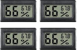 Mini skaitmeninis elektroninis temperatūros ir drėgmės matuoklis, kambarinis termometras-higrometras su LCD ekranu, rodantis temperatūrą Farenheito laipsniais (℉), skirtas cigarečių dėžutėms, šiltnamiams, sodui, rūsiui, šaldytuvui, spintelei