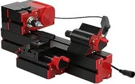 Mini tekinimo staklės "pasidaryk pats" 6 in 1 daugiafunkcinės metalo medienos tekinimo staklės CNC įrankis Jigsaw šlifavimo staklės Gręžimo plastmasinės tekinimo staklės gręžimo šlifavimo mažos ir nešiojamos