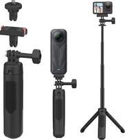 Mini trikojis su magnetiniu tvirtinimu, skirtas „DJI Osmo Action 5 Pro“, „4“, „3“, „Osmo 360“ – prailginimo stovas, „selfie“ lazdelei, rankenėlei ir monopodui, tinka „GoPro“, „Insta360 Ace Pro 2“, „X5“, „X4“, „X3“, „GO 3S“