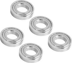 Miniatiūriniai greitaeigiai rutuliniai guoliai, 5 vnt., nerūdijančio plieno S6208ZZ, skirti pramonės įrenginiams, 80 × 40 × 18 mm