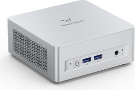 MINIS FORUM „Mini PC UM870 Slim“, procesorius AMD Ryzen 7 8745H (8 branduolių / 16 sriegių), dažnis iki 4,9 GHz, 32GB DDR5 / 1 TB PCIe 4.0 SSD, „AMD Radeon 780M“ vaizdo plokštė, HDMI / USB 4 / DP, RJ45 2,5 G, „Wi-Fi“, „Bluetooth“